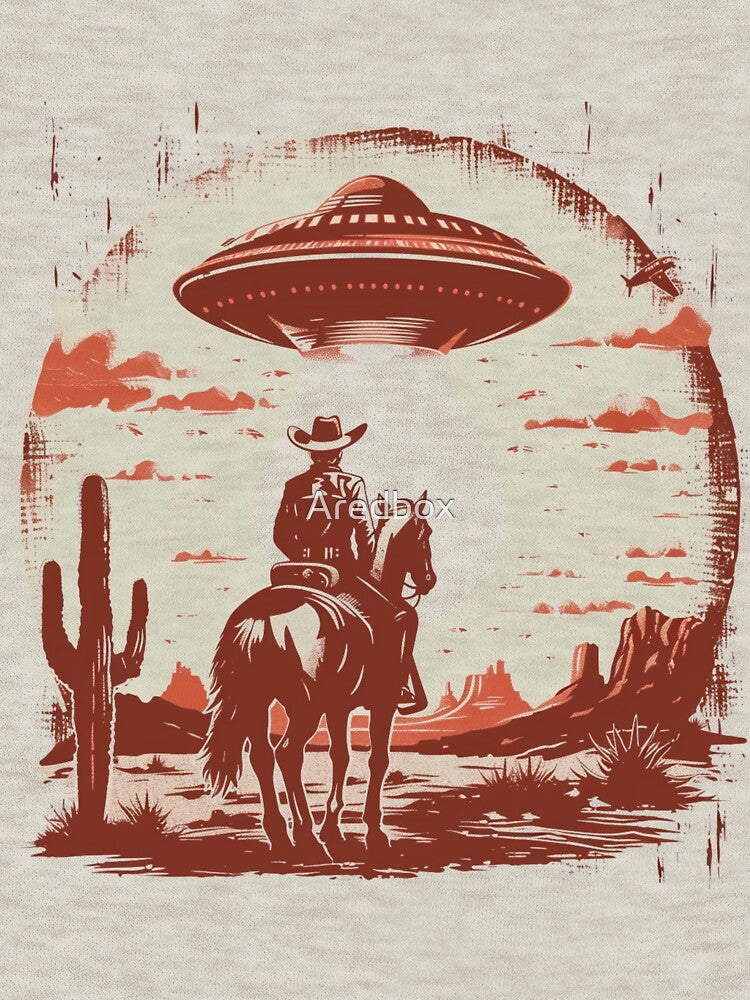Cowboy Meets UFO - Sci-Fi Western Design by Aredbox