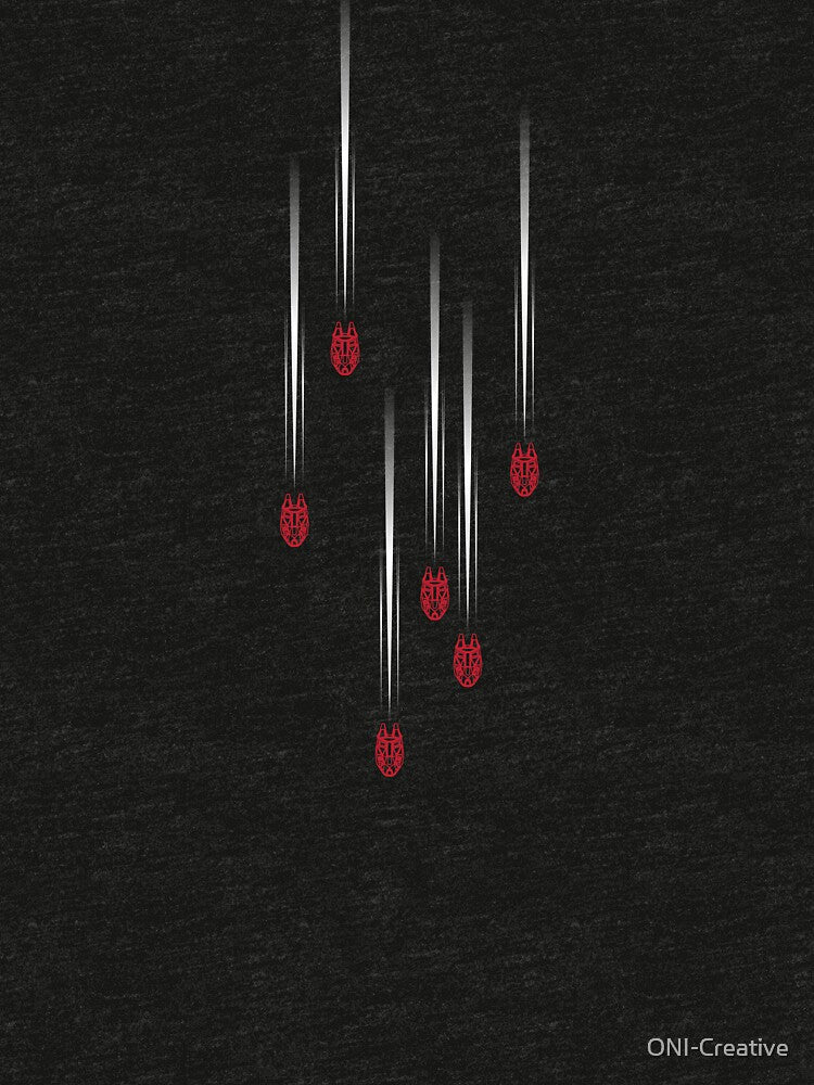 ODST Drop Pods - Red Pods with White Streaks by ONI-Creative