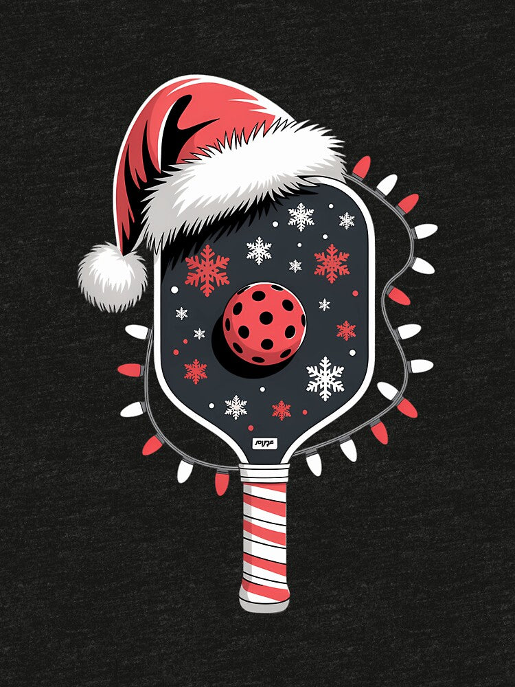 Pickleball Player Christmas Holiday Reindeer Xmas by Moon-Ape