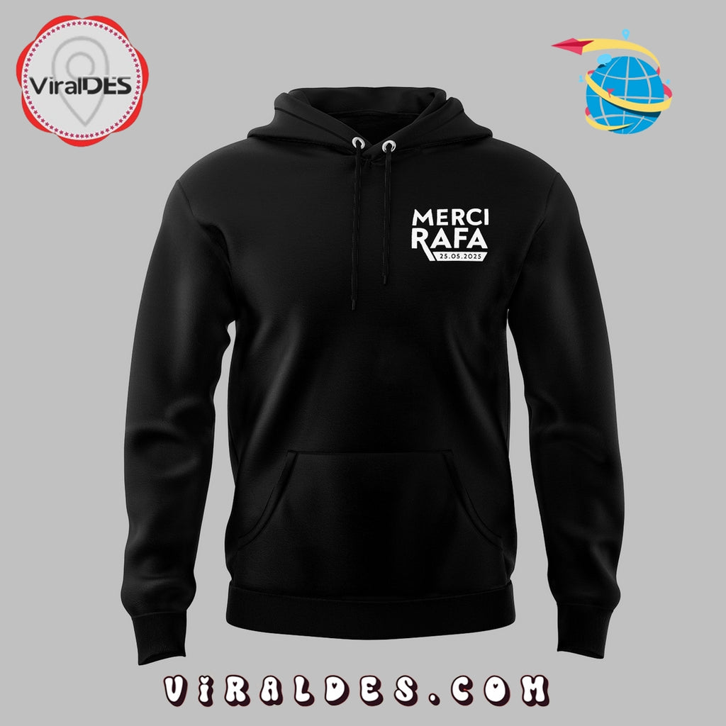 Rafael Nadal Thank Your For The Memories Black Hoodie, Long Pants