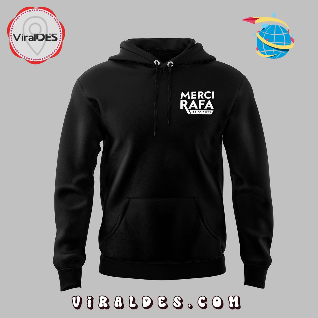 Rafael Nadal Thank Your For The Memories Black Hoodie, Long Pants