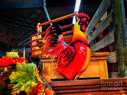 Red Rooster Print