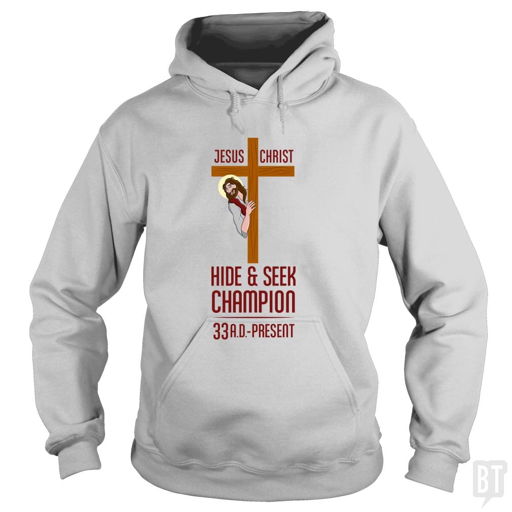 Jesus Christ Hide and Seek Hoodie