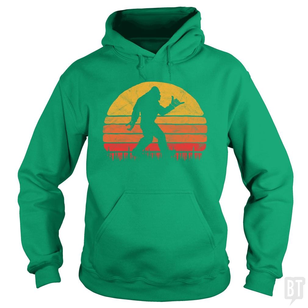 Funny Shaka Aloha Bigfoot Surfer Shirt - Believe D Hoodie