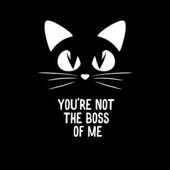 You're Not The Boss Of Me Hoodie