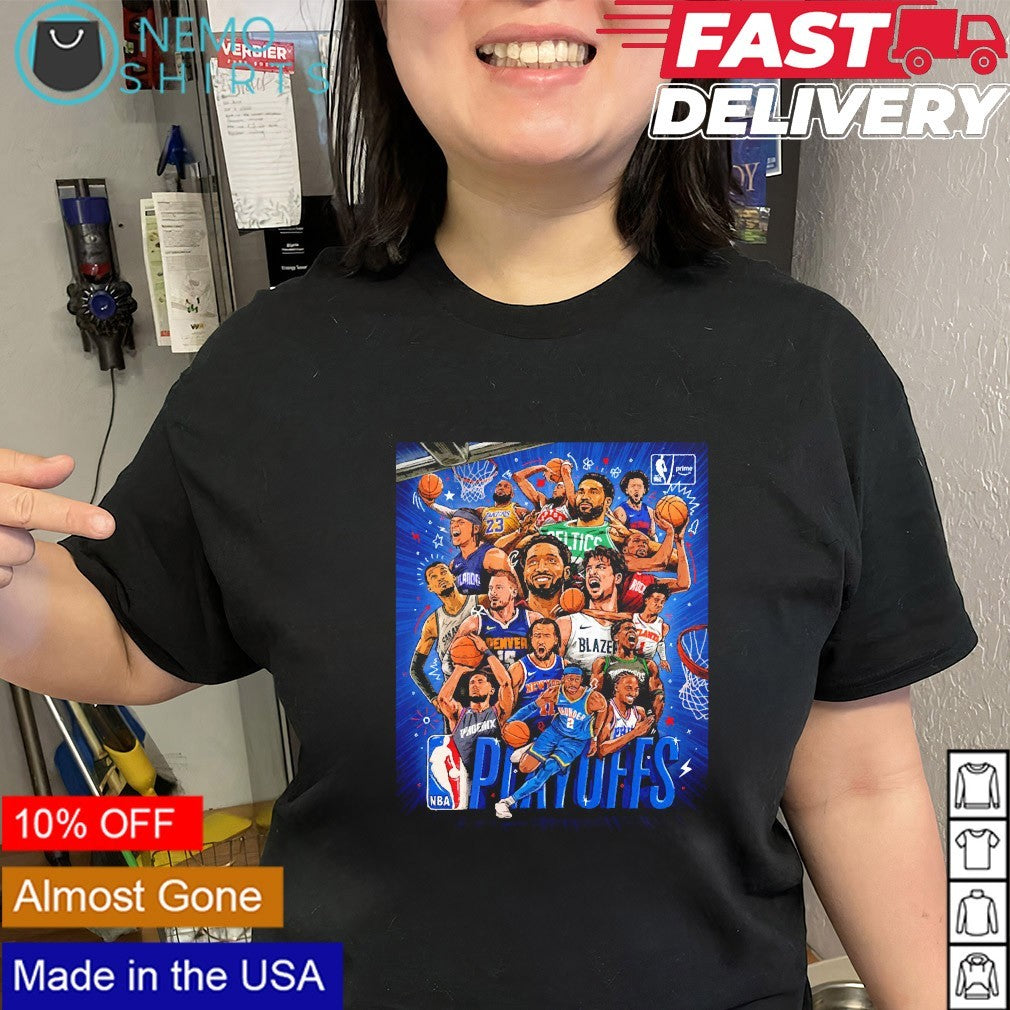 All the stars player NBA Playoffs caricature shirt
