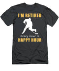 Score Big On Retirement Fun With Happy Hour Hockey Tee  Get Yours Today T-Shirt