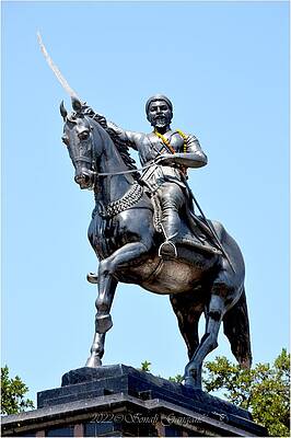Shivaji Maharaj Statue Print