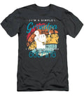 Simple Grandpas Golfing Joy  Humorous Tee For Grandkids  Golf Enthusiasts T-Shirt