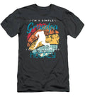Simple Grandpas Hockey Fun  Comical Tee For Grandkids  Sports Enthusiasts T-Shirt
