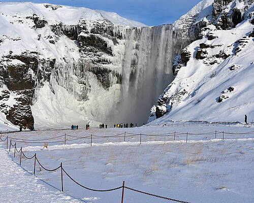 Skogafoss Waterfall Iceland Print