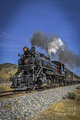Speeding Locomotive Print