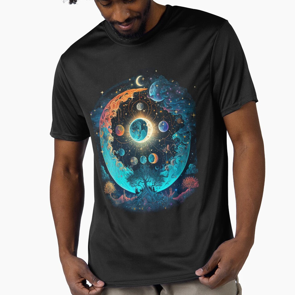 cluster of moons is a mesmerizing sight by LLdreams