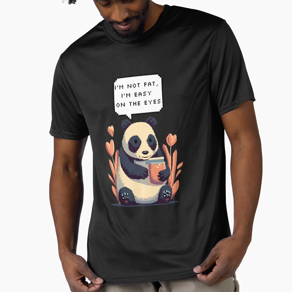 I'm not fat, I'm easy on the eyes, Panda Bear | Pixel Style by CircinusStore