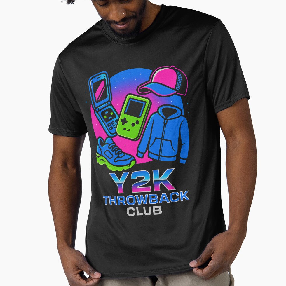 Y2K Throwback Club - Retro 2000s Nostalgia Aesthetic by HROC