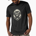 Roaring White Gorilla Head Art by beast-net
