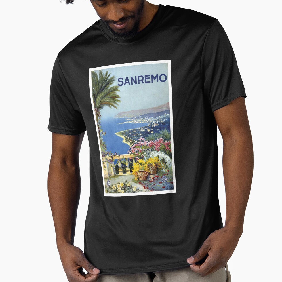 Sanremo Travel Poster– by cjgraphic