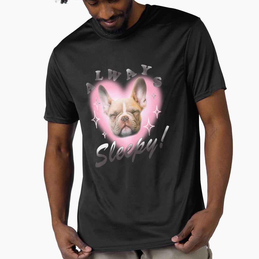 Always Sleepy! Dog Puppy Pet Y2K Design by tartagain