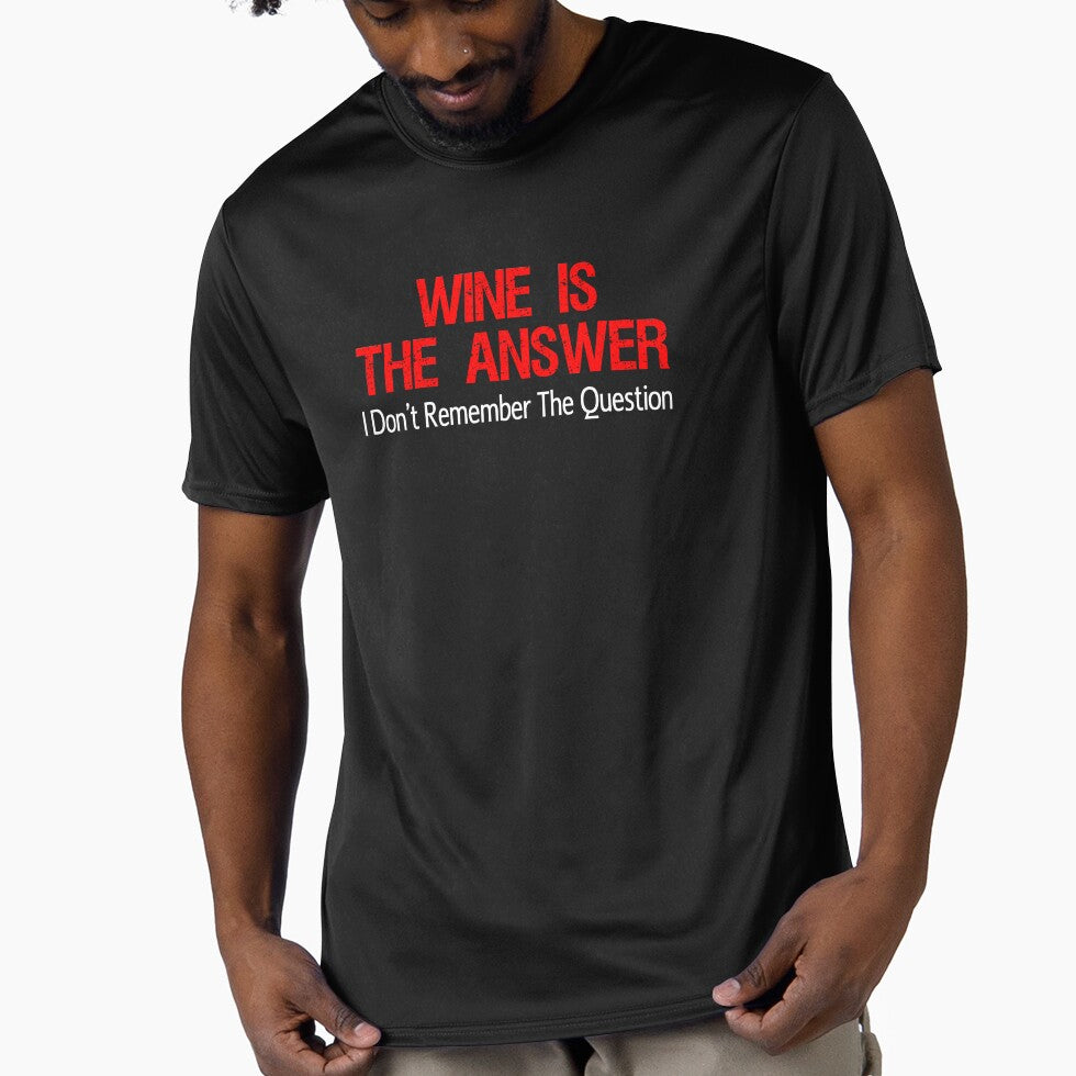 Wine Is The Answer by jaycartoonist