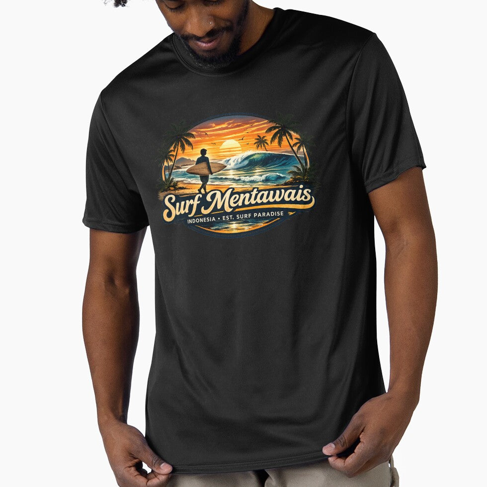 Surf Mentawais Indonesia Vintage by VintageImageInc
