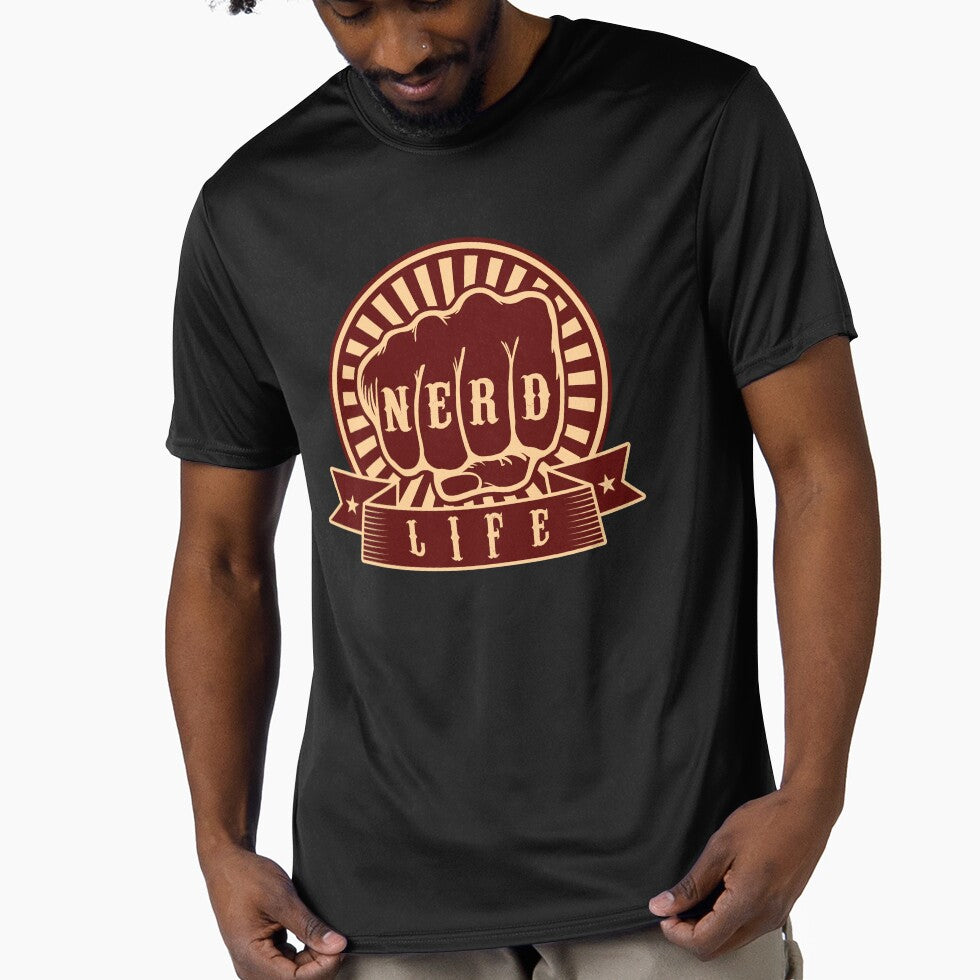 Nerd Life - Fist Punch Vintage by aladdindesigns