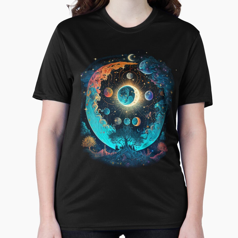 cluster of moons is a mesmerizing sight by LLdreams
