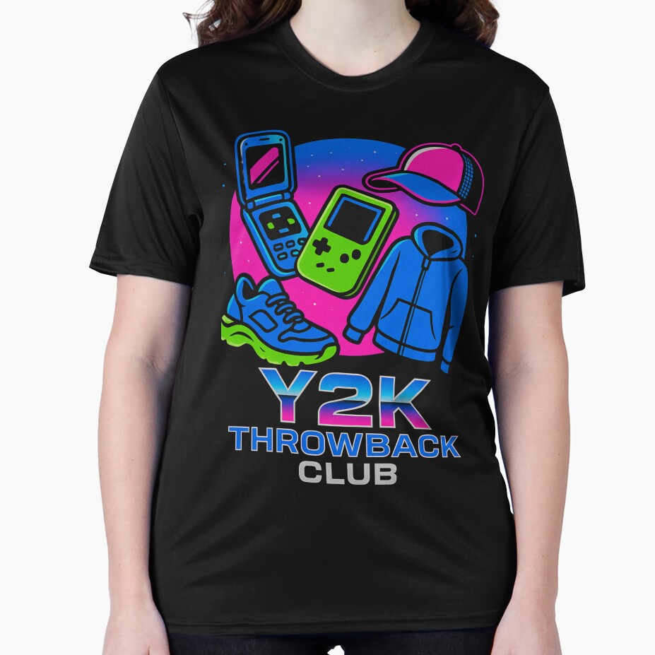 Y2K Throwback Club - Retro 2000s Nostalgia Aesthetic by HROC