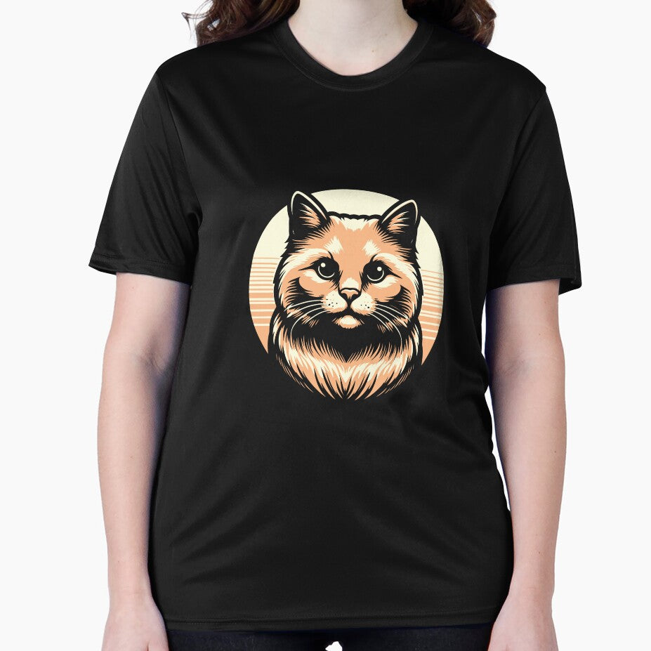Brown cat with a white chest by GRASTORE