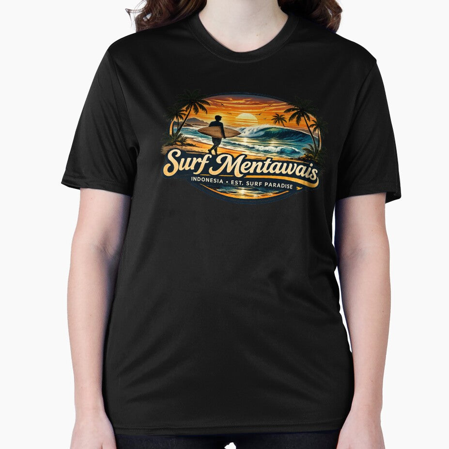 Surf Mentawais Indonesia Vintage by VintageImageInc