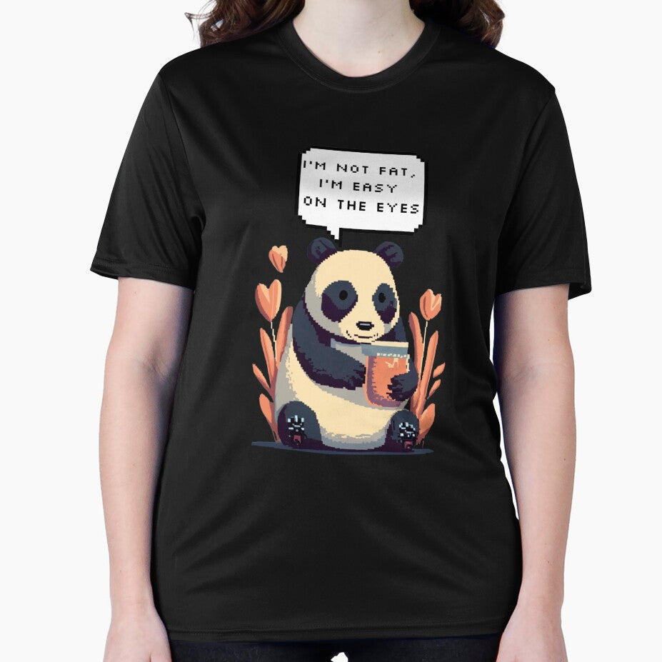 I'm not fat, I'm easy on the eyes, Panda Bear | Pixel Style by CircinusStore