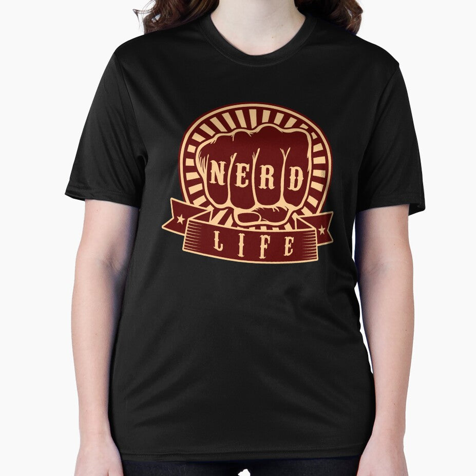 Nerd Life - Fist Punch Vintage by aladdindesigns