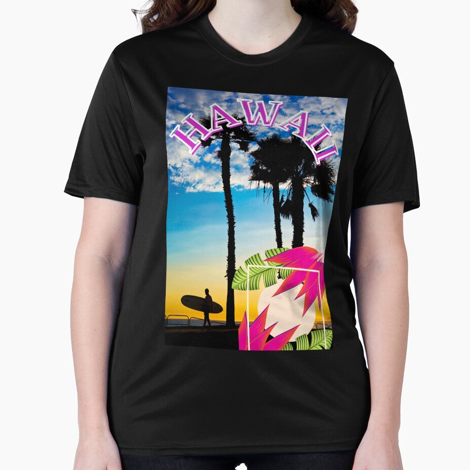 VINTAGE HAWAII SURFING LABEL by starfishstuff
