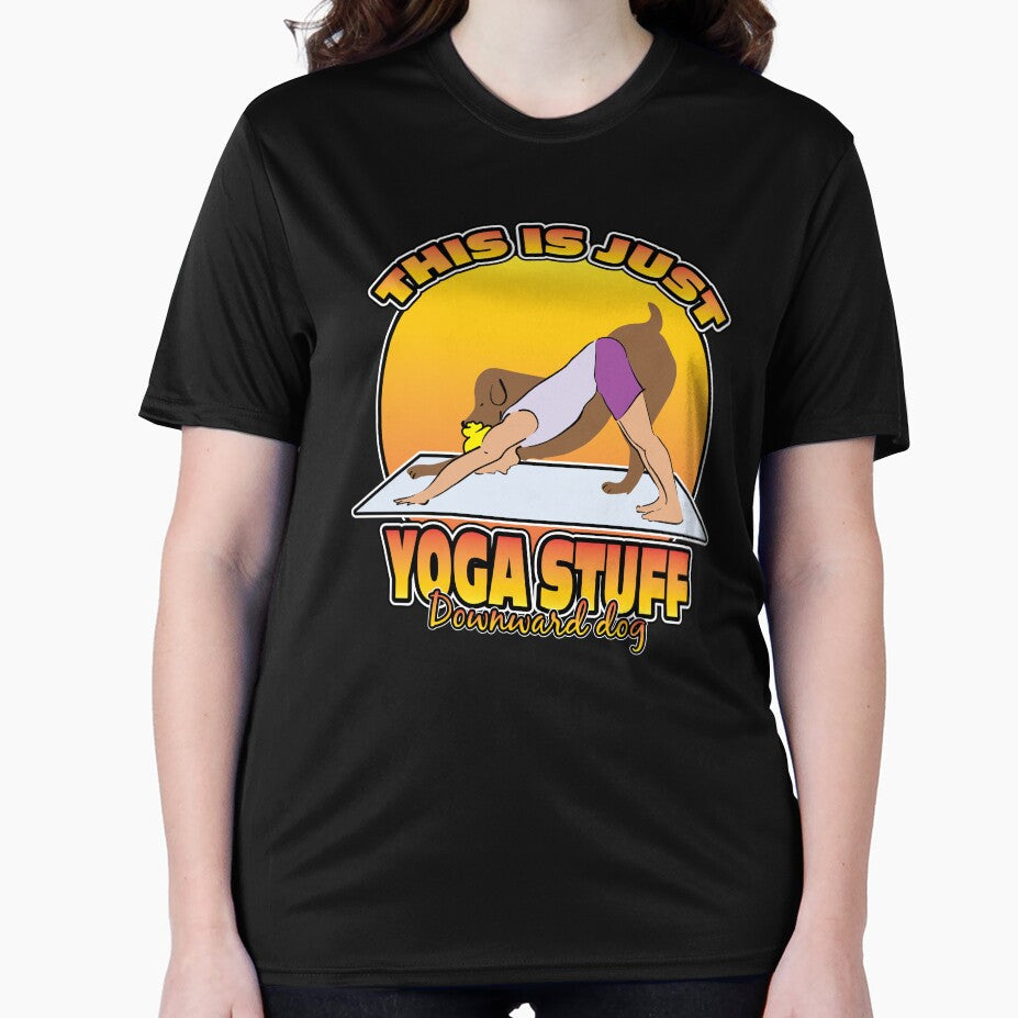 THIS IS JUST YOGA STUFF DOWNWARD DOG by knight studio 77