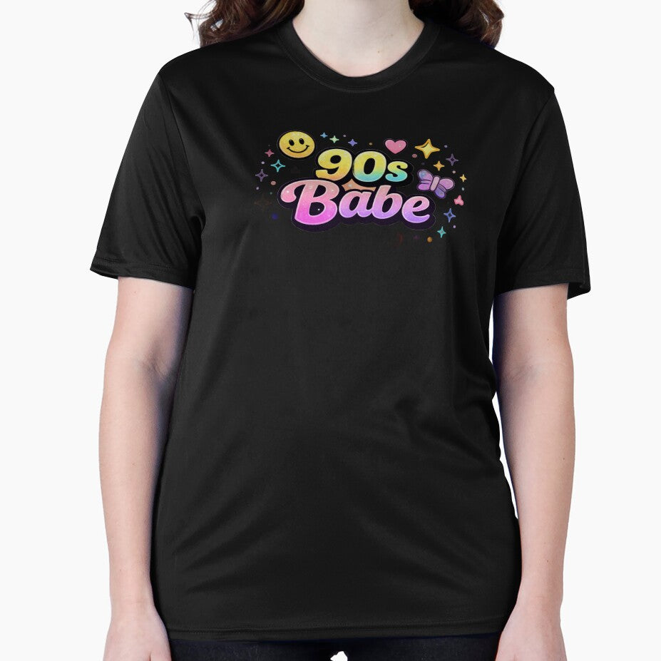 90s Babe Shirt – Vintage Retro Girl Aesthetic Tee | Cute 1990s Nostalgia Fashion by MEMORY-LN-Tees