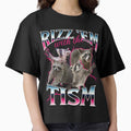 Rizz Em With the Tism Meme - Funny Autism Racoon in vintage 90s bootleg style by PetNamedPeeve