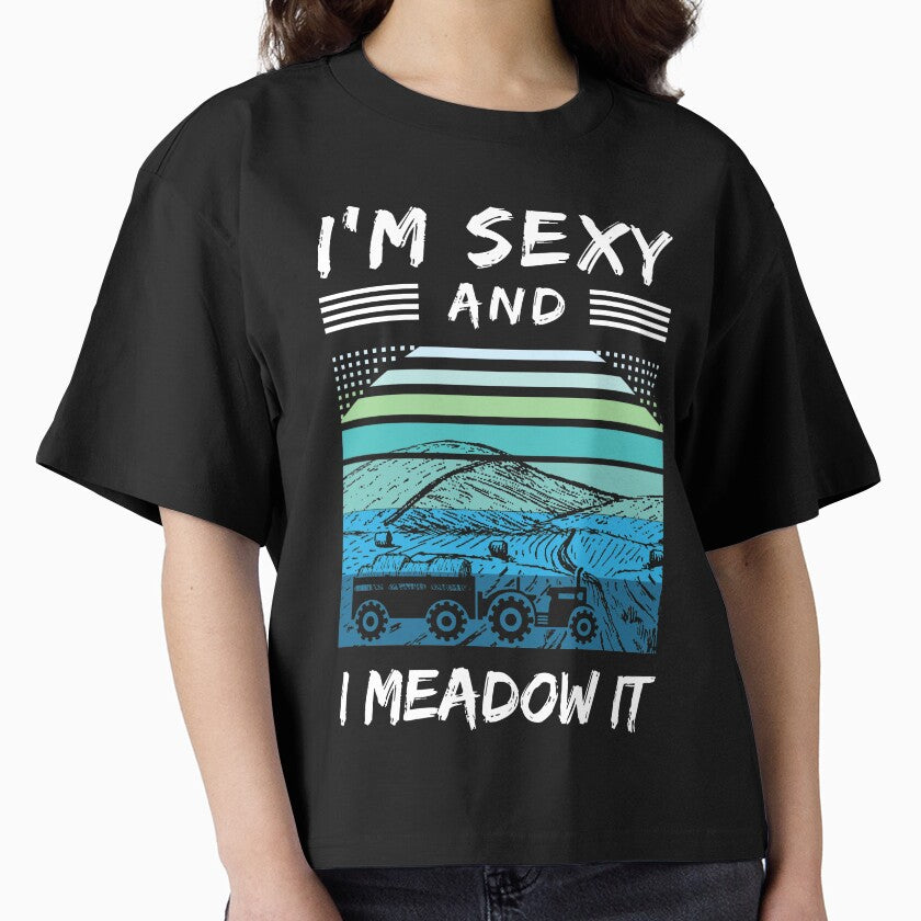 Vintage Farm Haystack Hay Retro Tractor Meadow Farmland Pasture Sexy Farmer by TheAplus