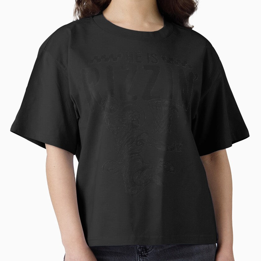 He Is Rizzin  Easter Boys Basketball Jesus T Shirt by troimuagio2022