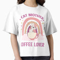 Cat Mother Coffee Lover - cat coffee lover - cat coffee quote by MOONINSPIRATION