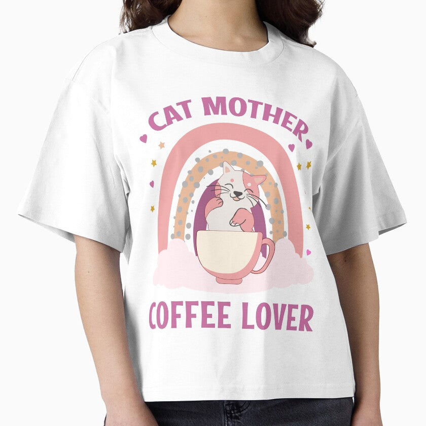 Cat Mother Coffee Lover - cat coffee lover - cat coffee quote by MOONINSPIRATION