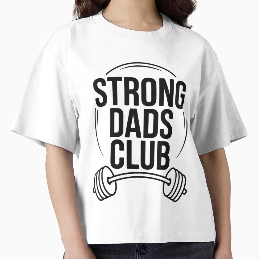 Strong Dads Club, Barbell Weightlifting Dad Fitness by papertaless