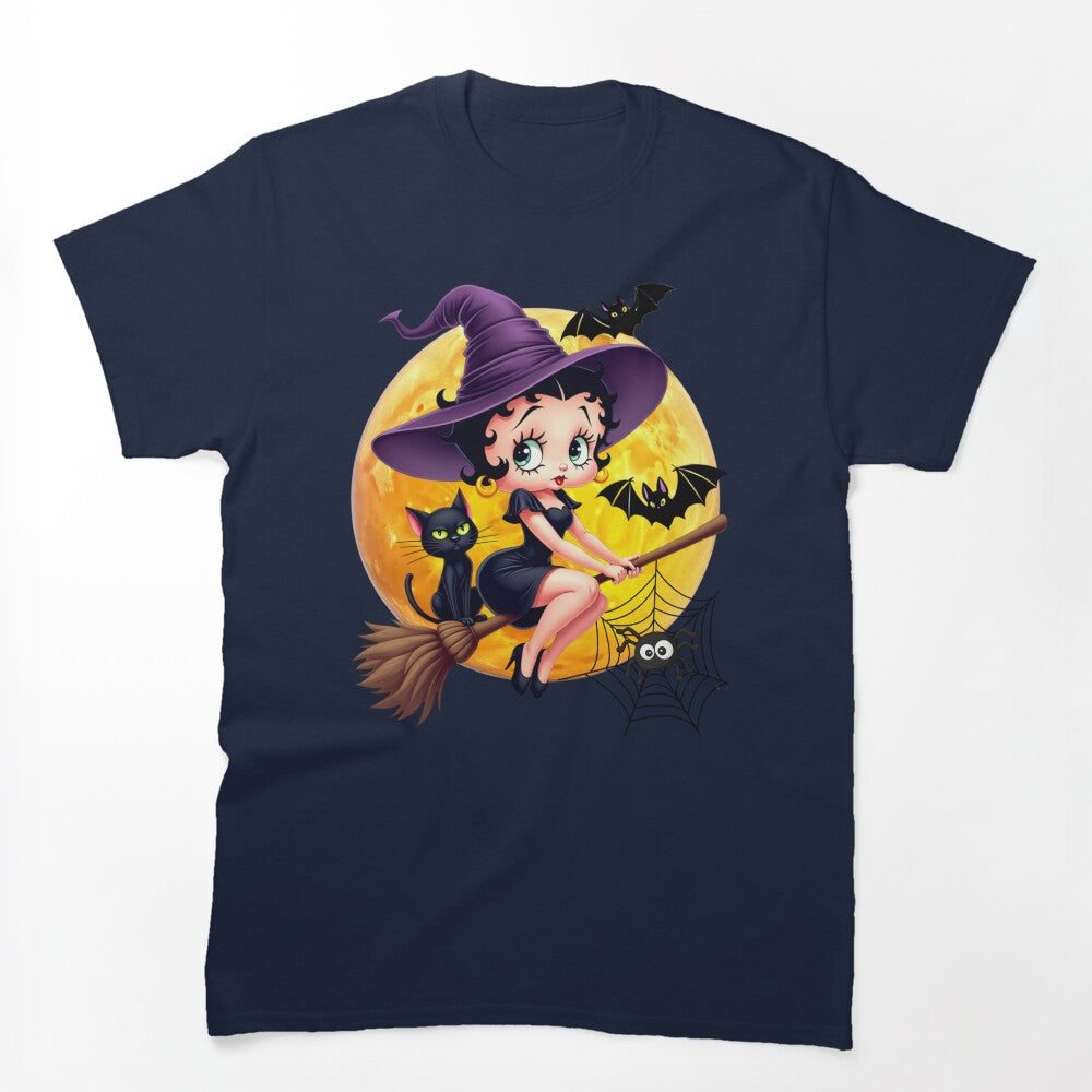 Betty Boop Halloween T-Shirt by Graphitti Squad