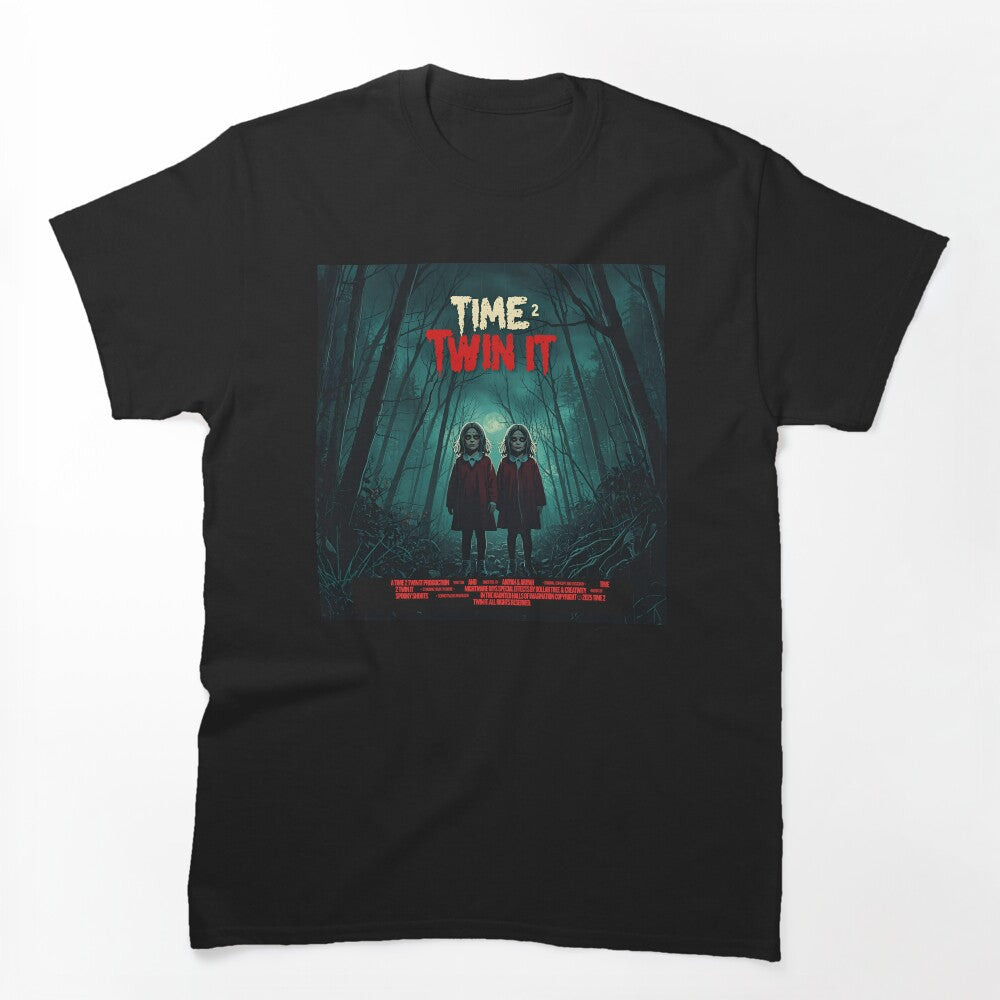 Time 2 Twin It Scary DIY Shirt Vintage Horror and Halloween Craft Tee | Time2TwinIt | Time 2 Twin It by LAVegasVibes