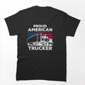 Proud American Trucker Shirt, Truck Driver T-Shirt, Truck Driver Shirt, Gift for Men & Women, USA Shirt, Trucker Gift by CatchUriDesigns