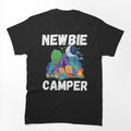 Newbie camper camping t-shirt design by PinkArtDesigns