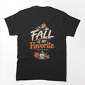 Fall Is My Favorite Season | Cozy Autumn Coffee Typography T-Shirt by Tresh Store