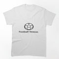 Football Season | Minimalist Soccer Graphic Tee by ArthUpscale