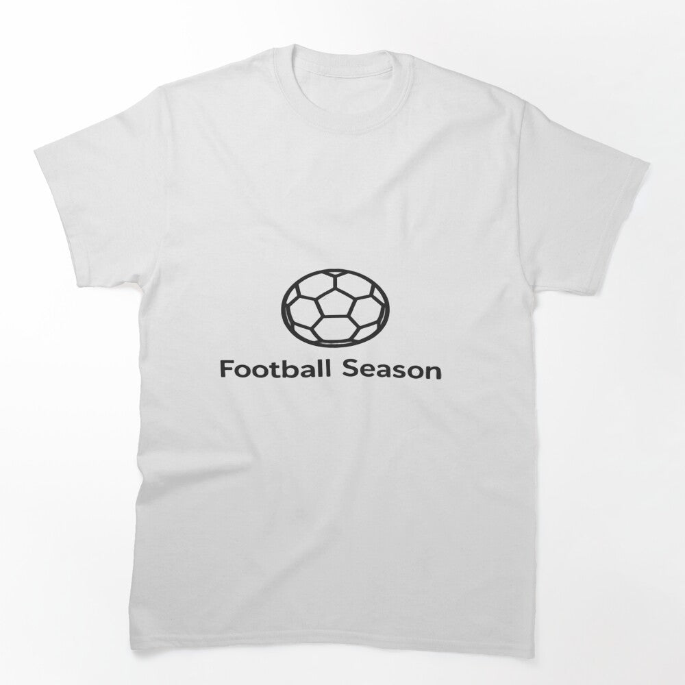 Football Season | Minimalist Soccer Graphic Tee by ArthUpscale