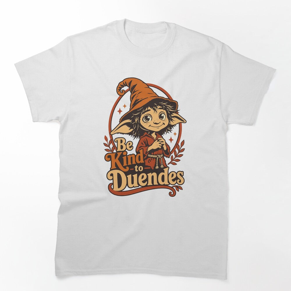 Be Kind to Duendes T-shirt, Duende Elf Graphic Tee, Mexican Halloween T-shirt, Folklore Hispanic Heritage by To101ARt