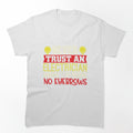 Funny Electricians shirt eyebrows by Grinover
