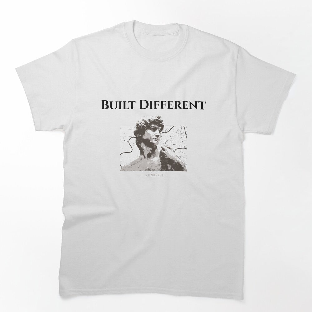 Built Different Gym Motivation T-Shirt Fitness Workout Discipline Bodybuilding by ironstudio1
